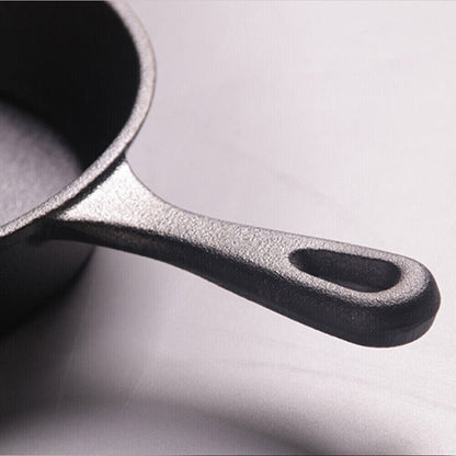 Set Of 3 Cast Iron Non Stick Skillet Griddle Cooking Pan Pre-Seasoned Frying Pan